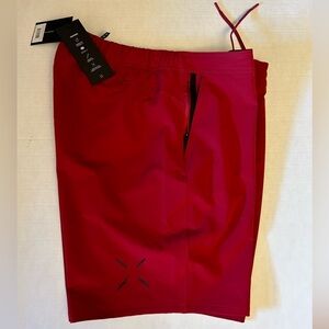 Ten Thousand 9”Foundation liner Brick Red mens shorts w/pockets NWT Sz-XXL.  K6